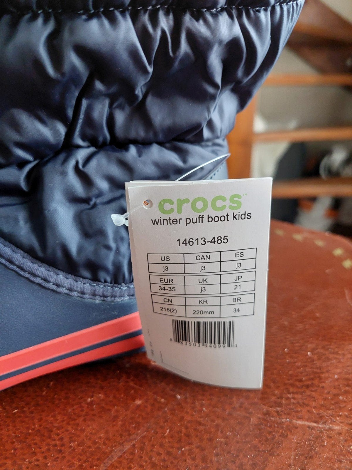 Crocs Winter Puff Boot Kids - Maat 34-35, Ophalen of Verzenden, Nieuw, Crocs, Jongen of Meisje