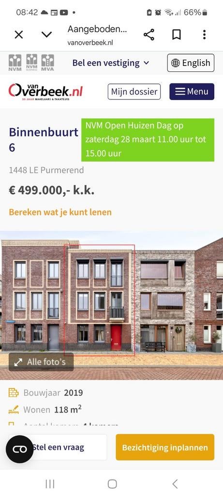Woning uut 2019 te koop, Ophalen of Verzenden