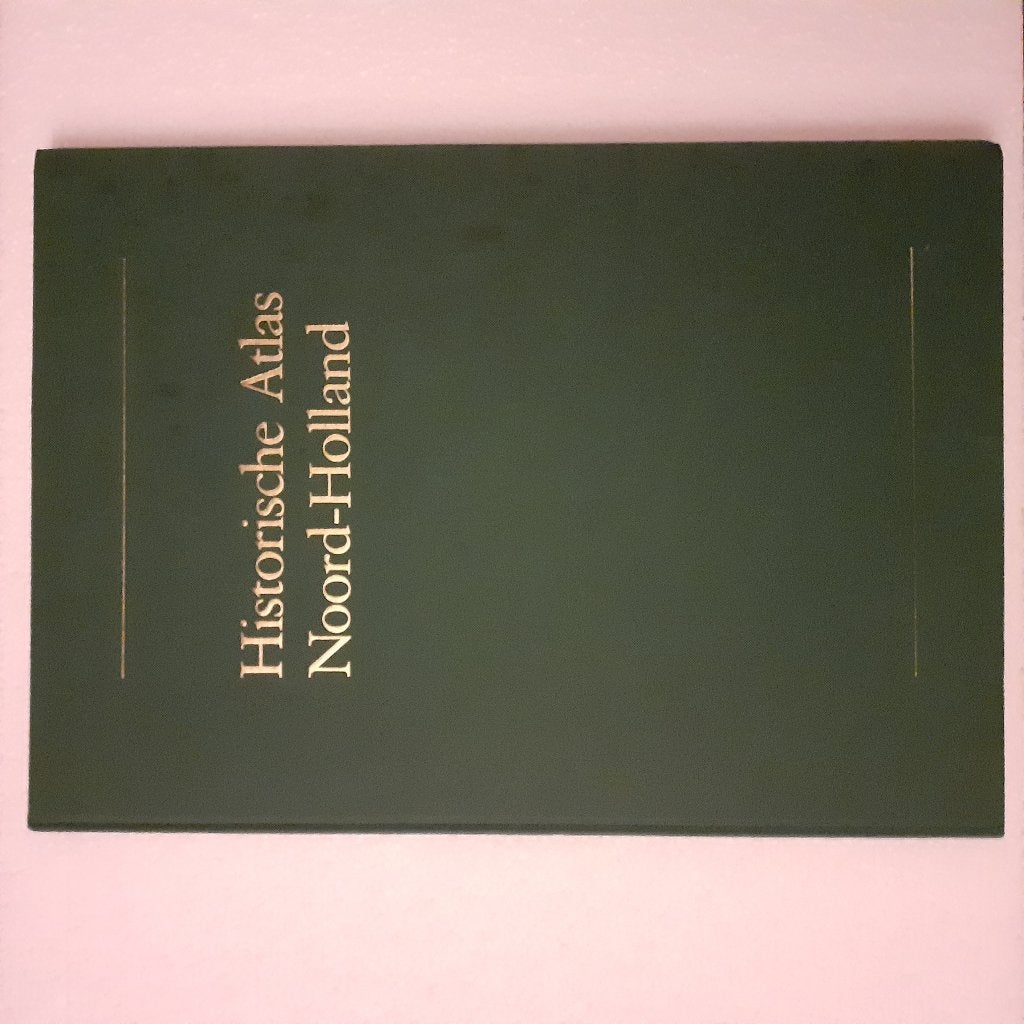 Historisch atlas Noord-Holland chromo grafische 1: 25.000, Boeken, Overige atlassen, Ophalen of Verzenden, Zo goed als nieuw, 1800 tot 2000
