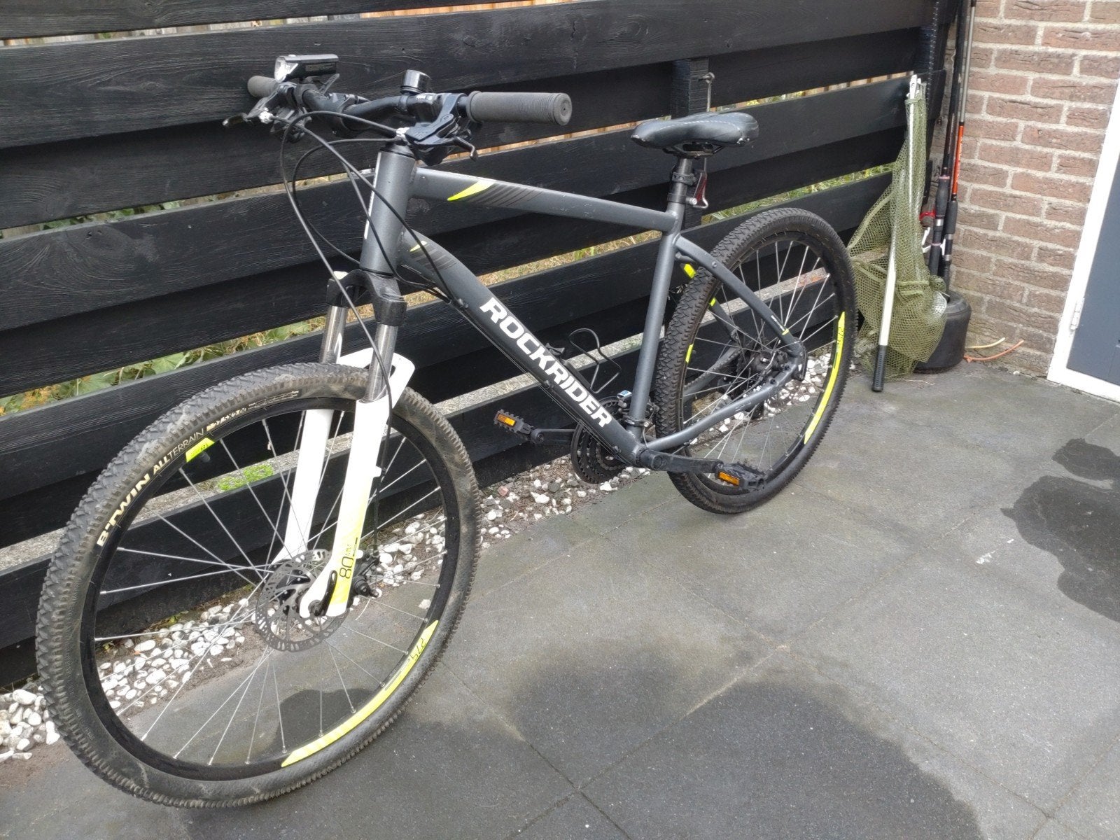 Rockrider ST 520 Mountainbike - 28 versnellingen maat xl, 28 inch, Gebruikt, Vering, Meer dan 20 versnellingen