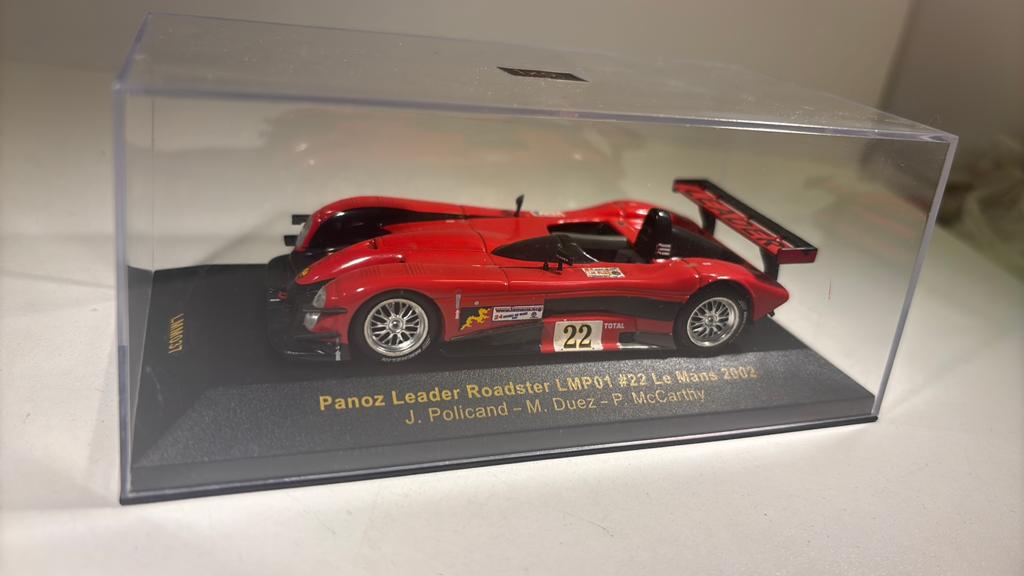 Panoz roadster lmp01 #22 le mans 2002 ixo 1.43, Overige merken, Auto, Ophalen of Verzenden, A