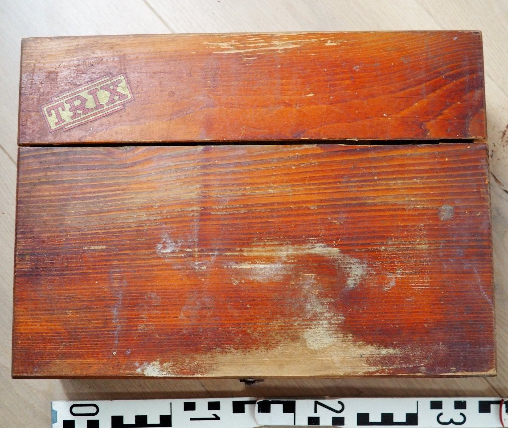 Originele houten kist van TRIX, Ophalen of Verzenden