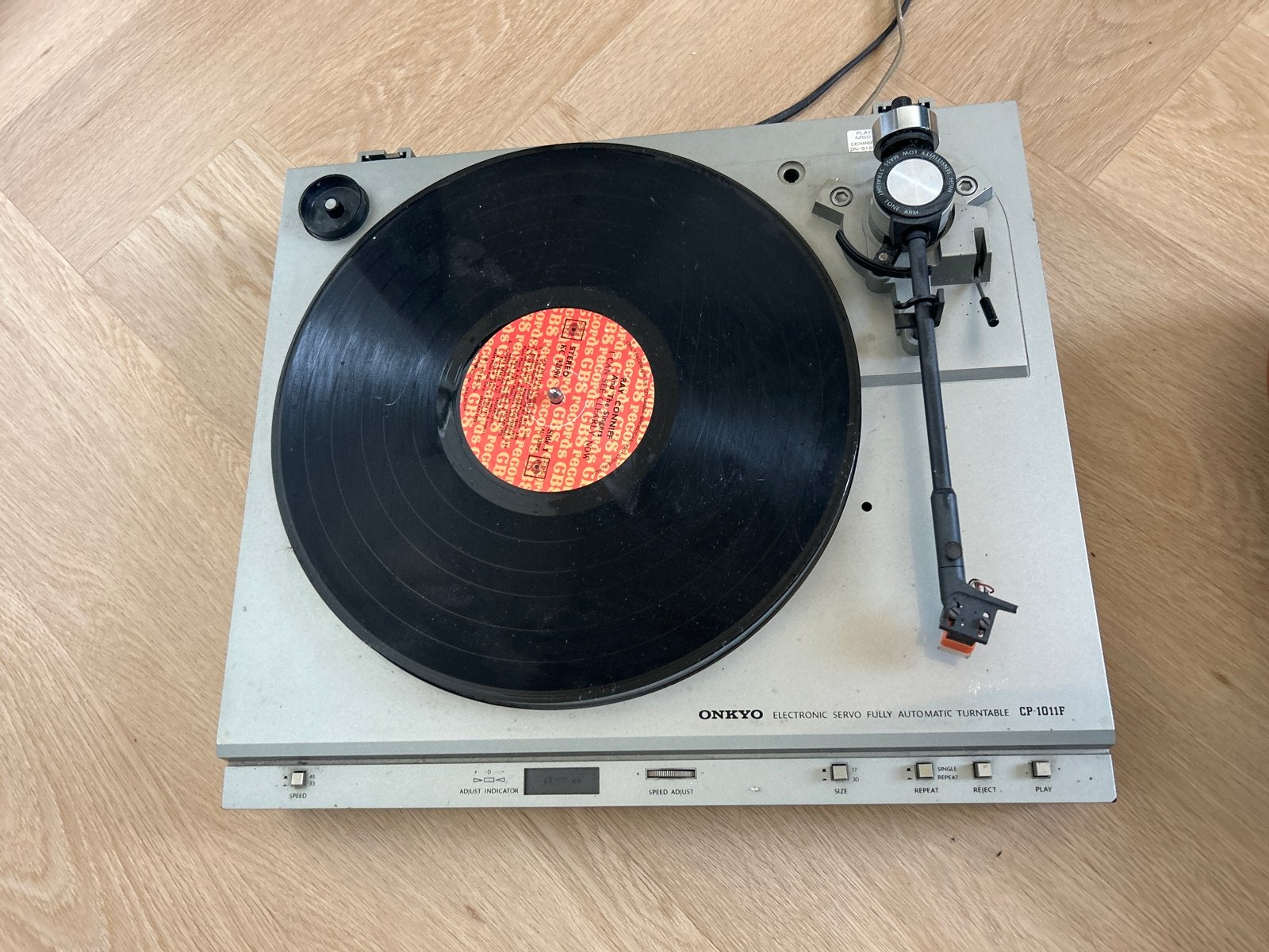 Onkyo CP-1011F Platenspeler - Vintage met gebruikerssporen, Ophalen, Gebruikt, Platenspeler, Overige merken