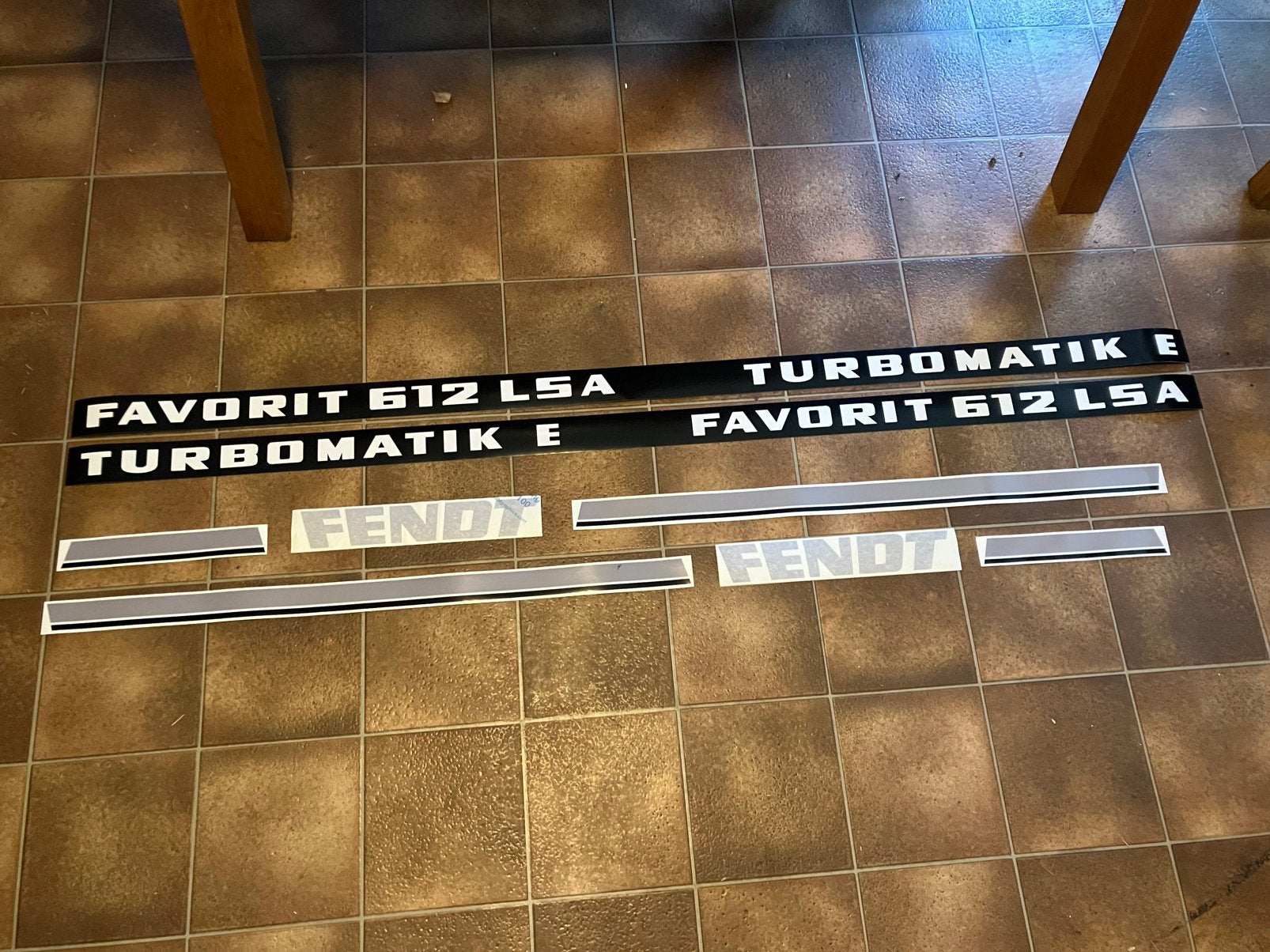 Fendt 612 LSA Turbomatik E Stickerset, Ophalen of Verzenden, Nieuw