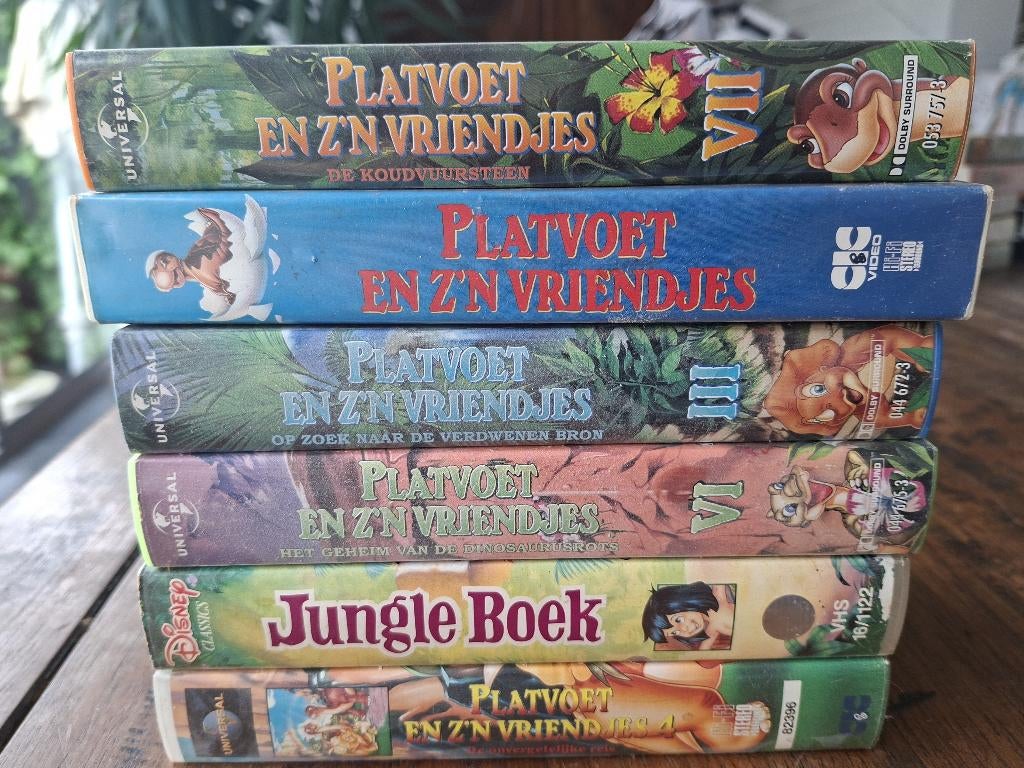 videobanden Platvoet, Alle leeftijden, Ophalen, Gebruikt, Overige genres