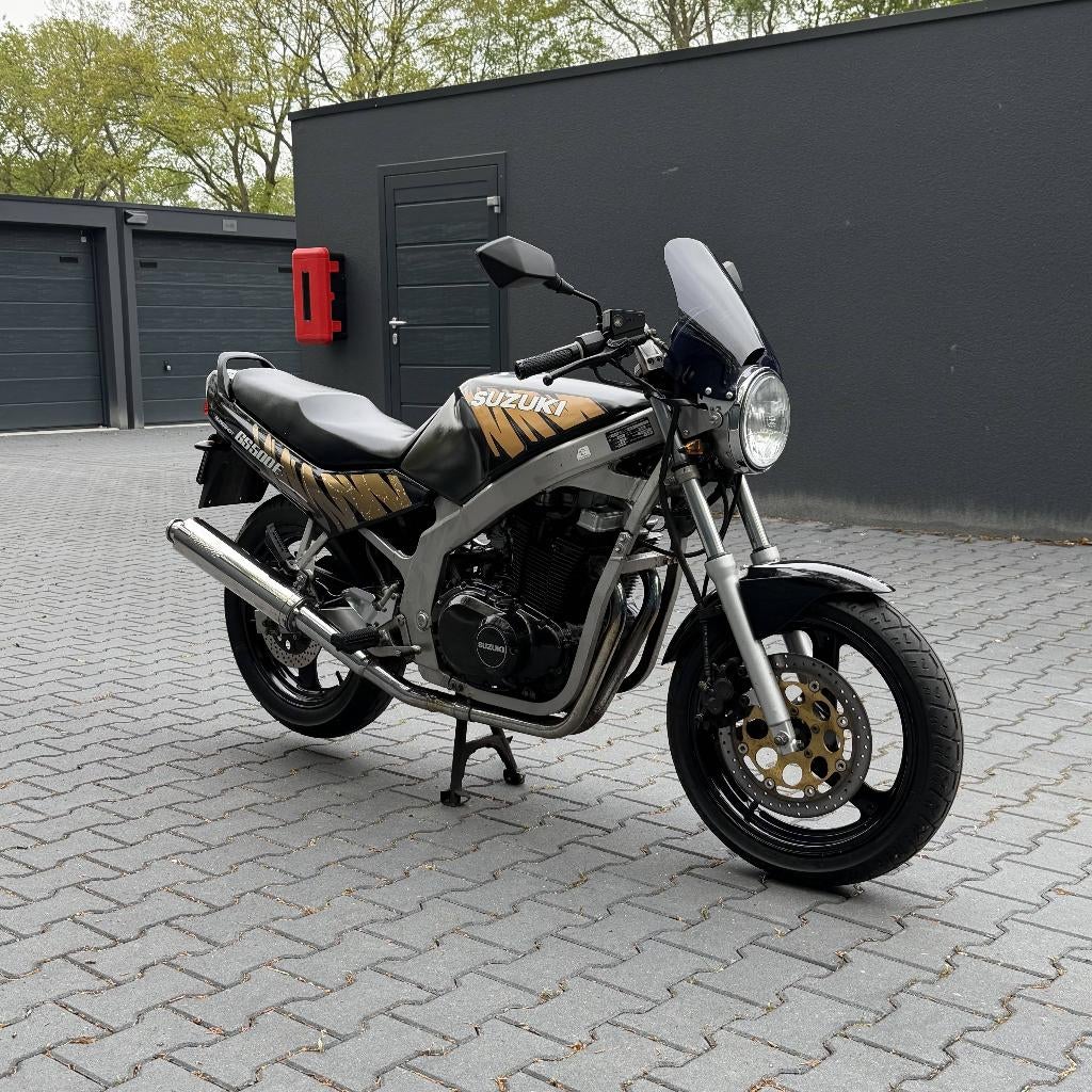 Suzuki Gs500 E | A2 | Met RVS uitlaat, Motoren, Motoren | Suzuki, Bedrijf, Naked bike, 12 t/m 35 kW, 2 cilinders, Minimaal motorrijbewijs A2
