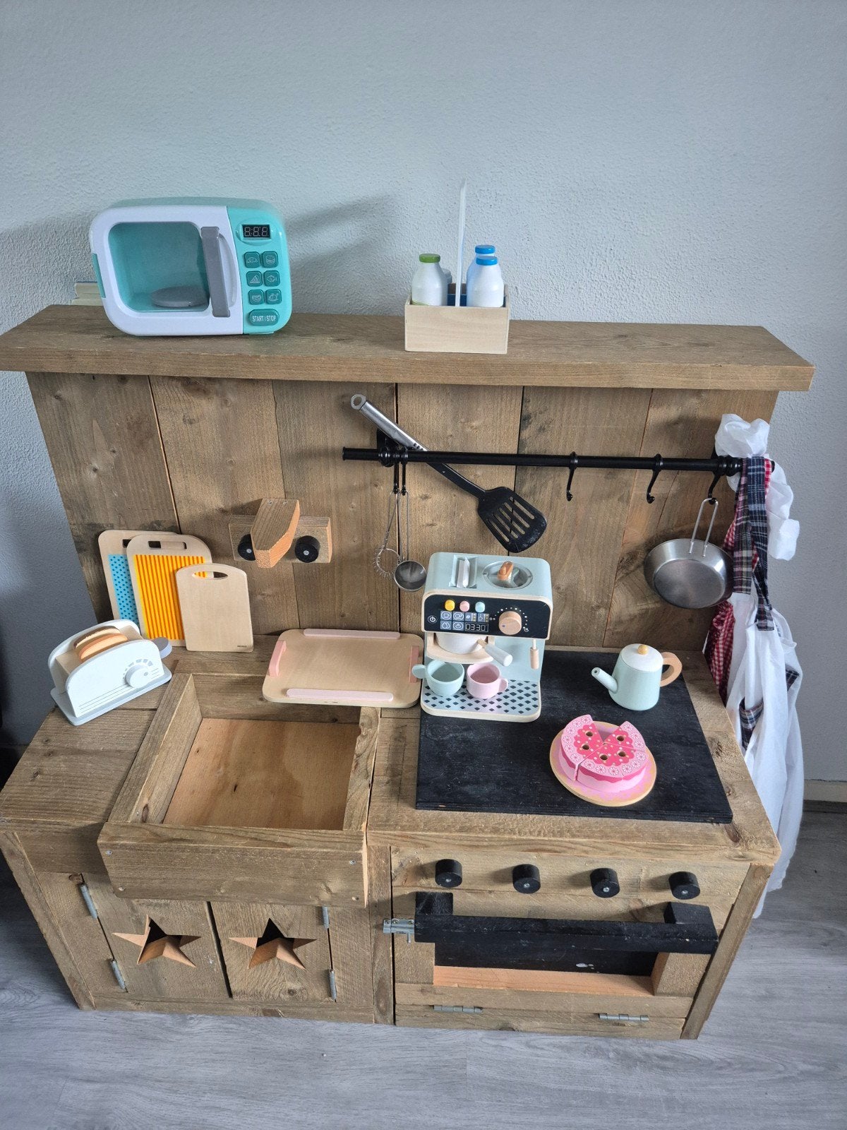 Houten Speelkeuken met Accessoires, Ophalen