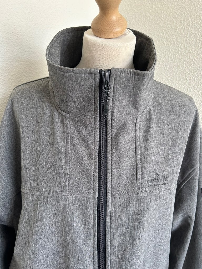 Kjevik maat 3XL XXXL grijs heren jack jas 3179, Kjevik, Maat 56/58 (XL), Zo goed als nieuw, Kjevik