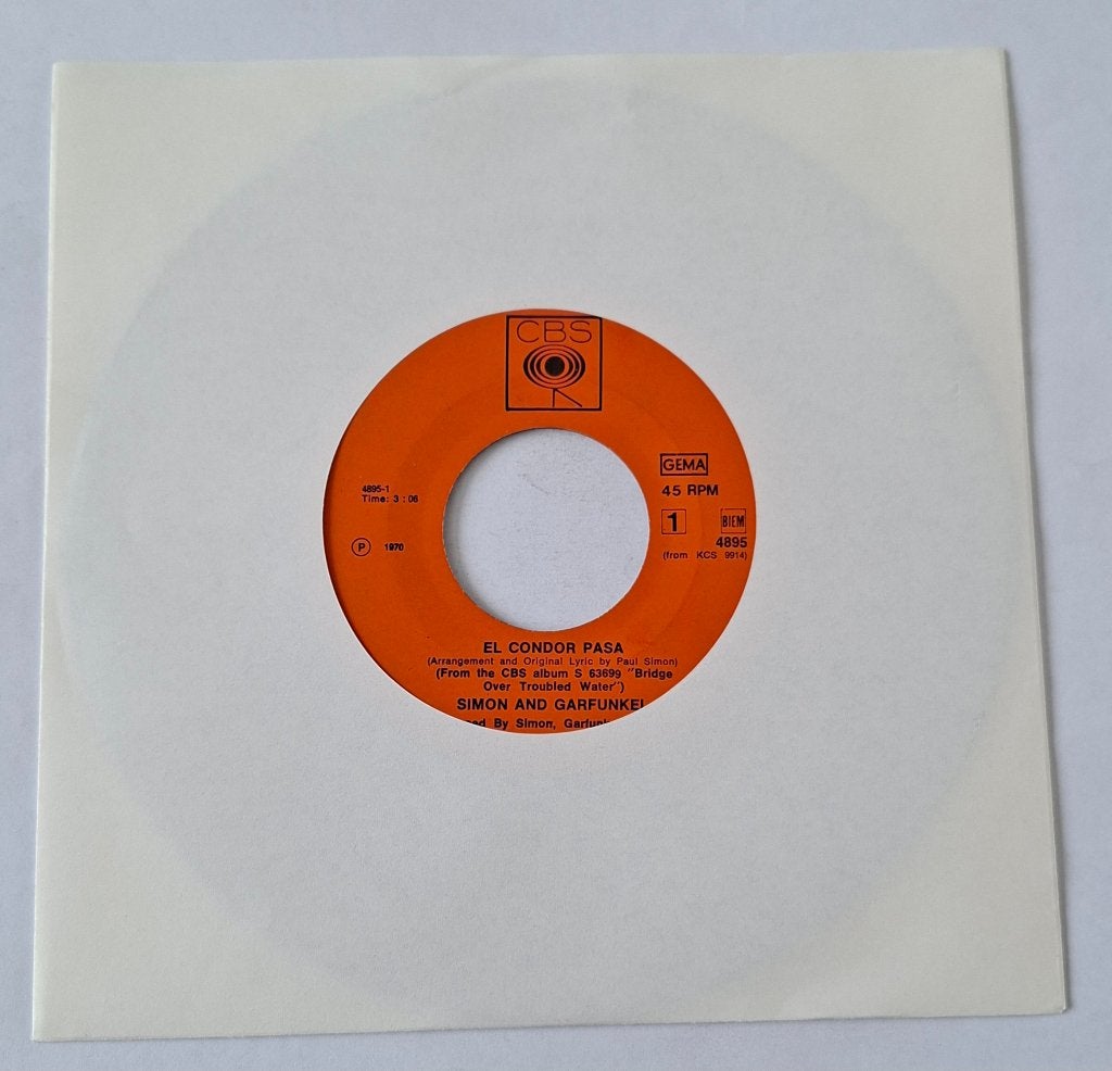 Simon & Garfunkel - El condor pasa, Ophalen of Verzenden, Gebruikt, Pop, Single