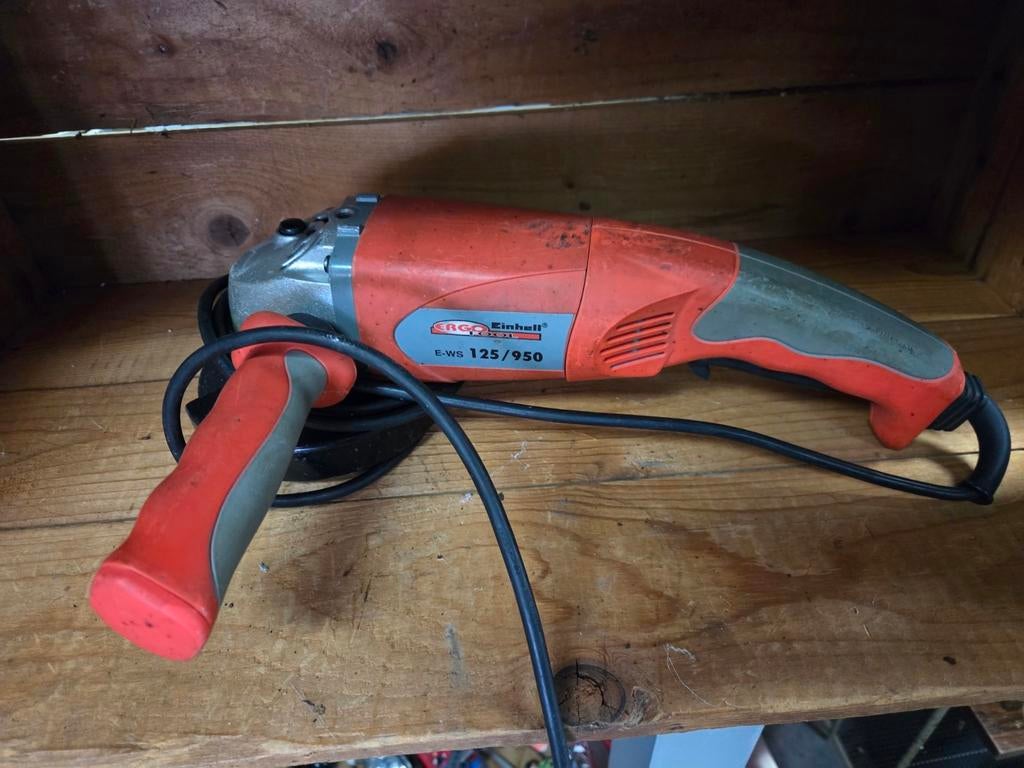 Einhell Ergo Tool E-WS 125/950 Haakse Slijper, Doe-het-zelf en Verbouw, Gereedschap | Slijpmachines, Ophalen of Verzenden, Gebruikt