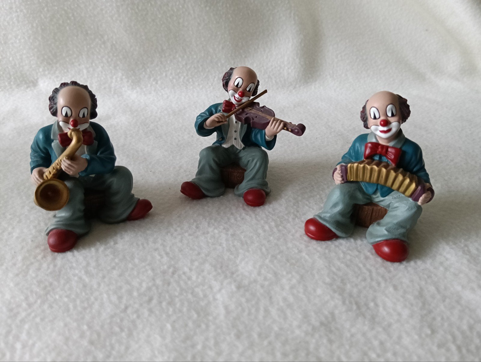 Set van 3 Muzikanten Gilde Clowns Beeldjes - Decoratie, Ophalen of Verzenden, Gebruikt