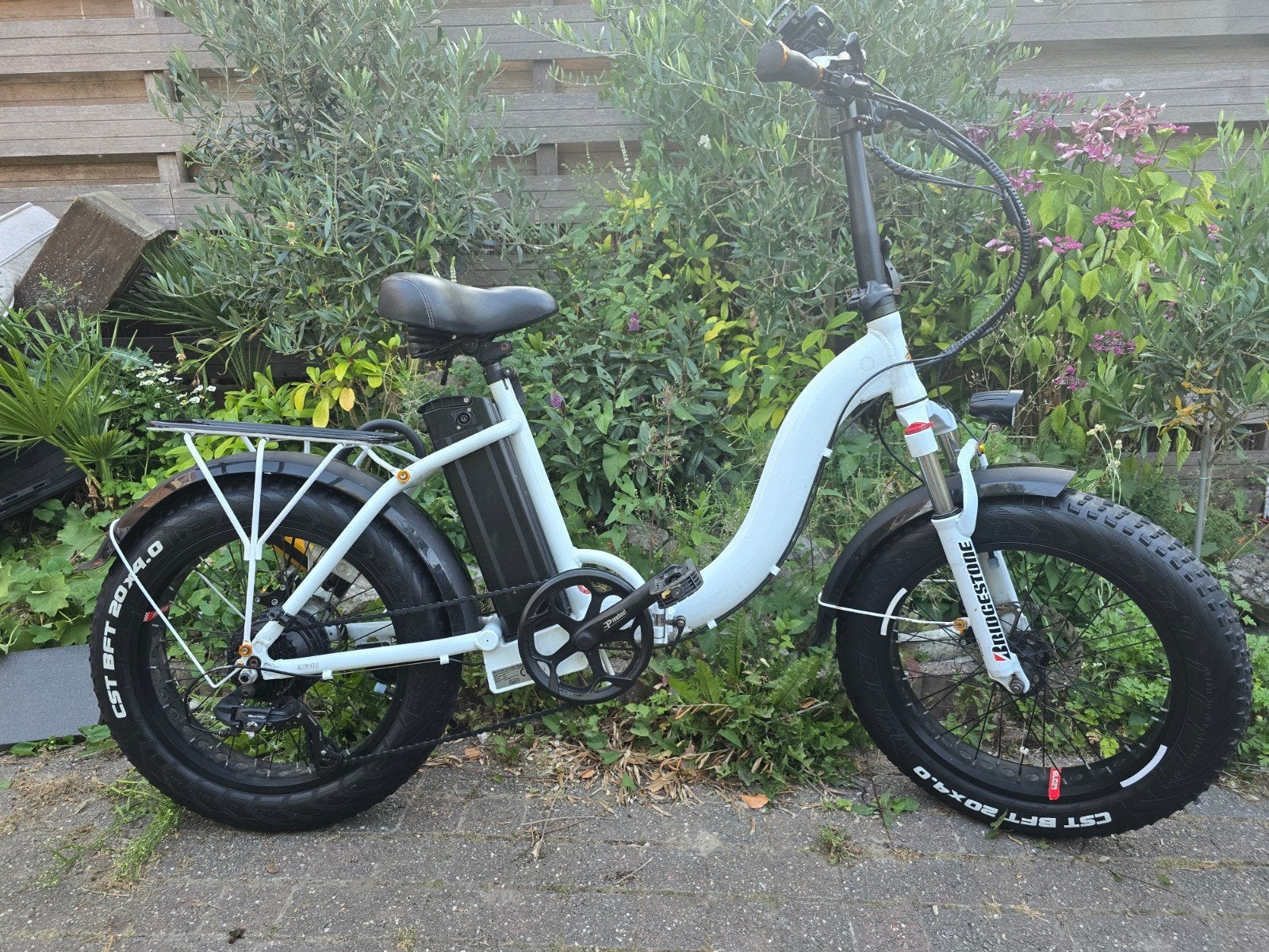 Opvouwbare elektrische Troy fatbike - Top voor woon-werkverk, Ophalen of Verzenden, Zo goed als nieuw, 20 inch of meer