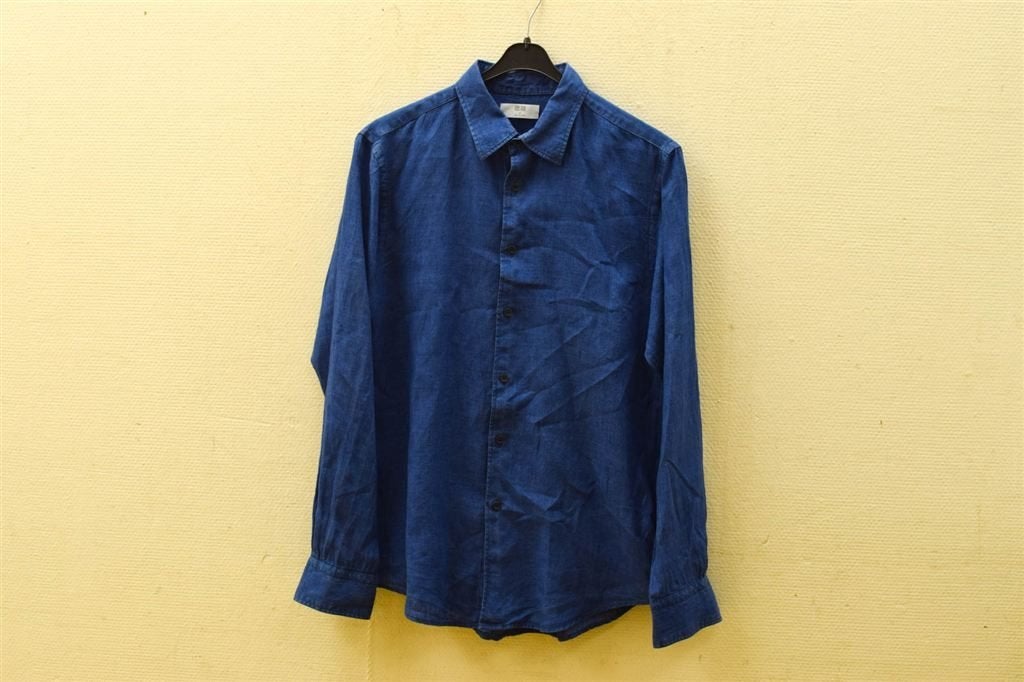 Spijkerblouse met lange mouw 47945, Ophalen of Verzenden, Gedragen, Blauw