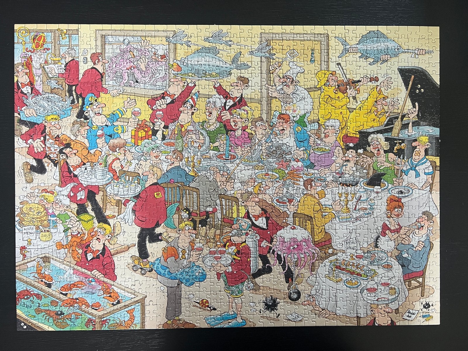 Jan van Haasteren 2x1000 stukjes puzzels, Ophalen, 500 t/m 1500 stukjes, Gebruikt, Legpuzzel