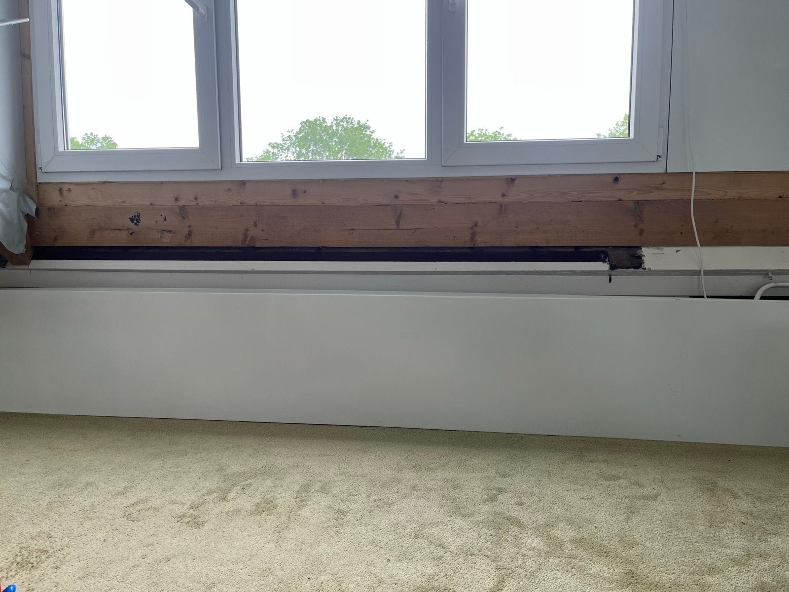 Sentimo Radiatorombouw wit - 320 breed, Ophalen, 30 tot 80 cm, Gebruikt, Overige typen