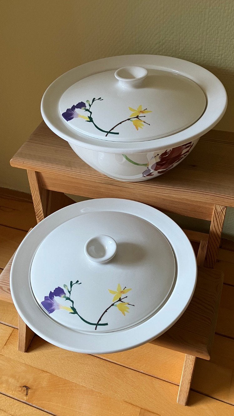 Foto 2 van Dekschalen Wedgwood Painted Garden