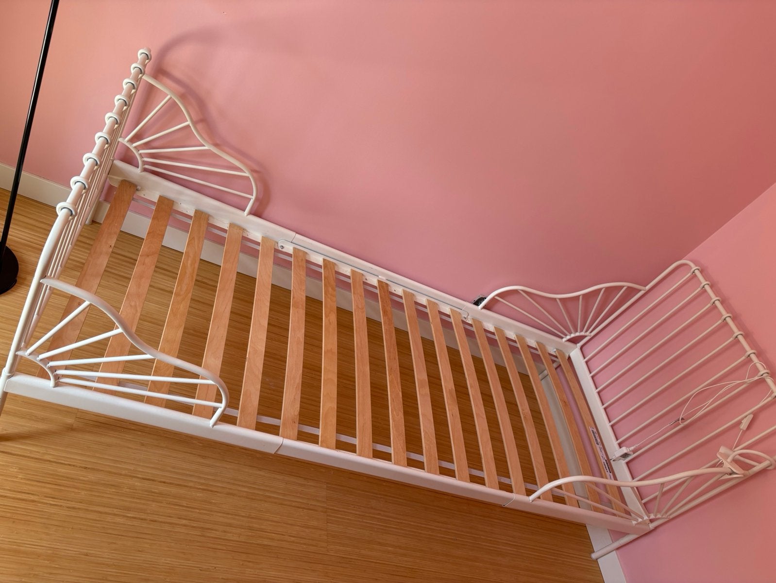 Ikea minnen wit, Ophalen, Gebruikt, 70 tot 85 cm, Matras