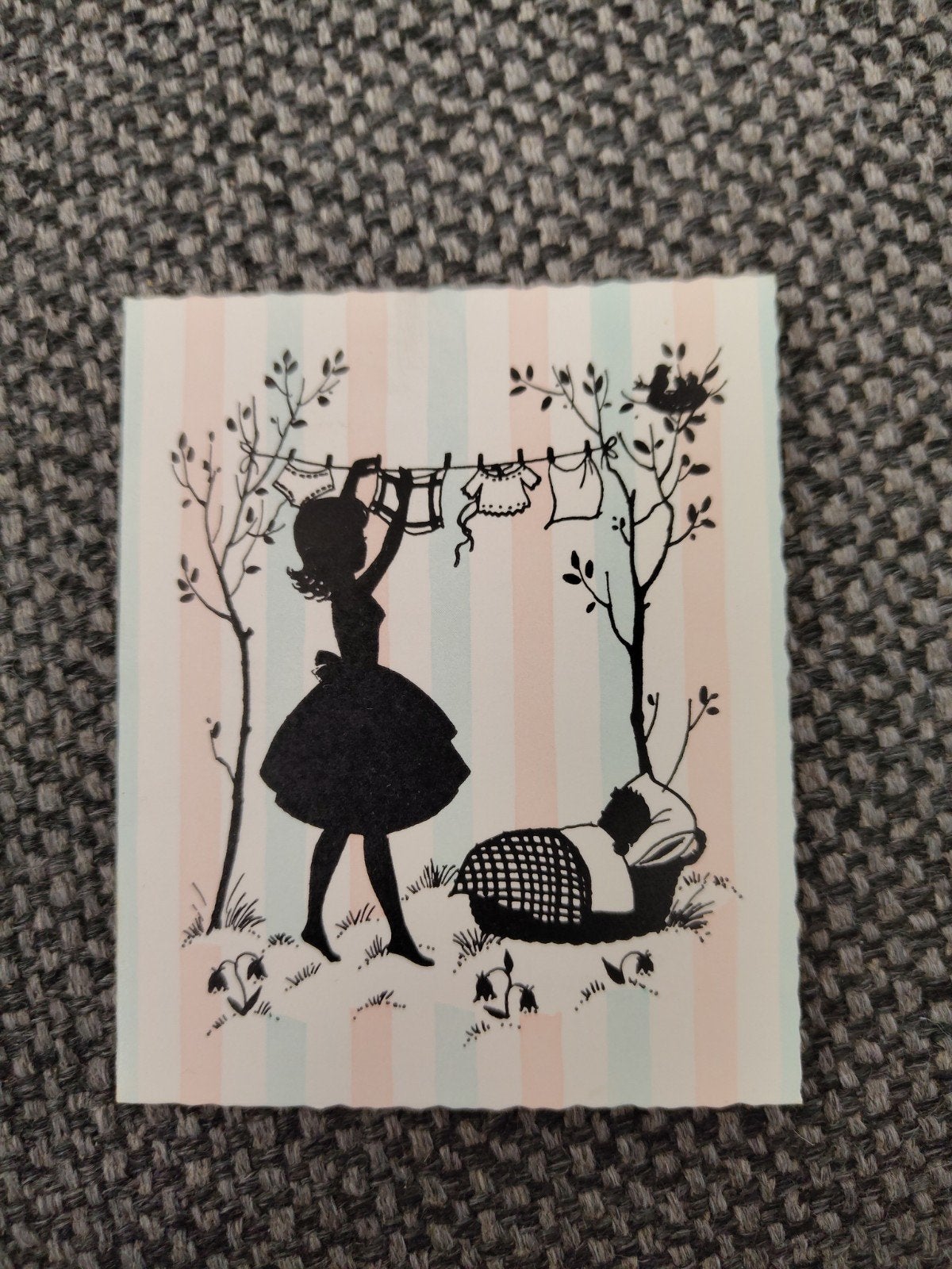 Jacqueline te Ermelo, Ophalen of Verzenden, Voor 1970, Geboortekaartje