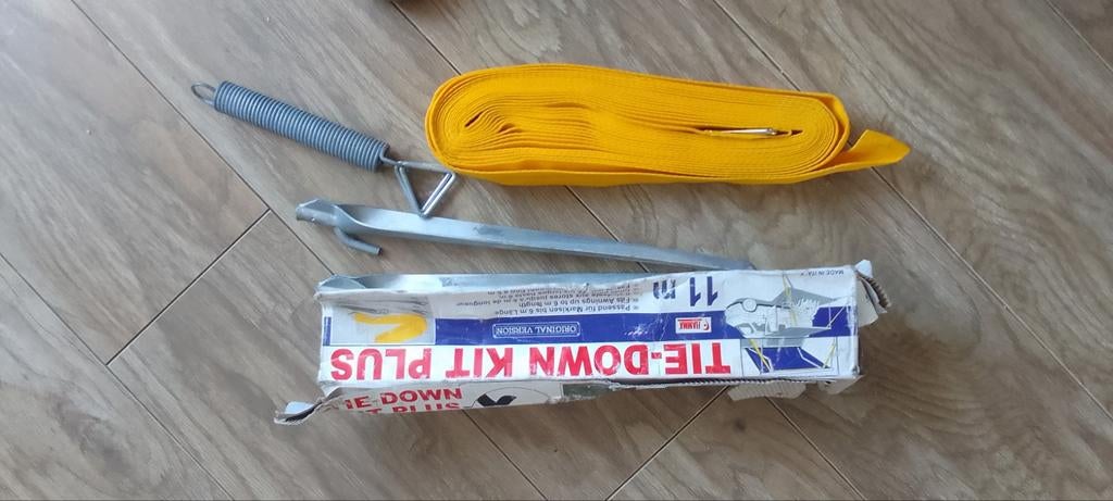 Fiamma Storm Band Kit Plus - Luifel Spanband, Caravans en Kamperen, Ophalen, Zo goed als nieuw