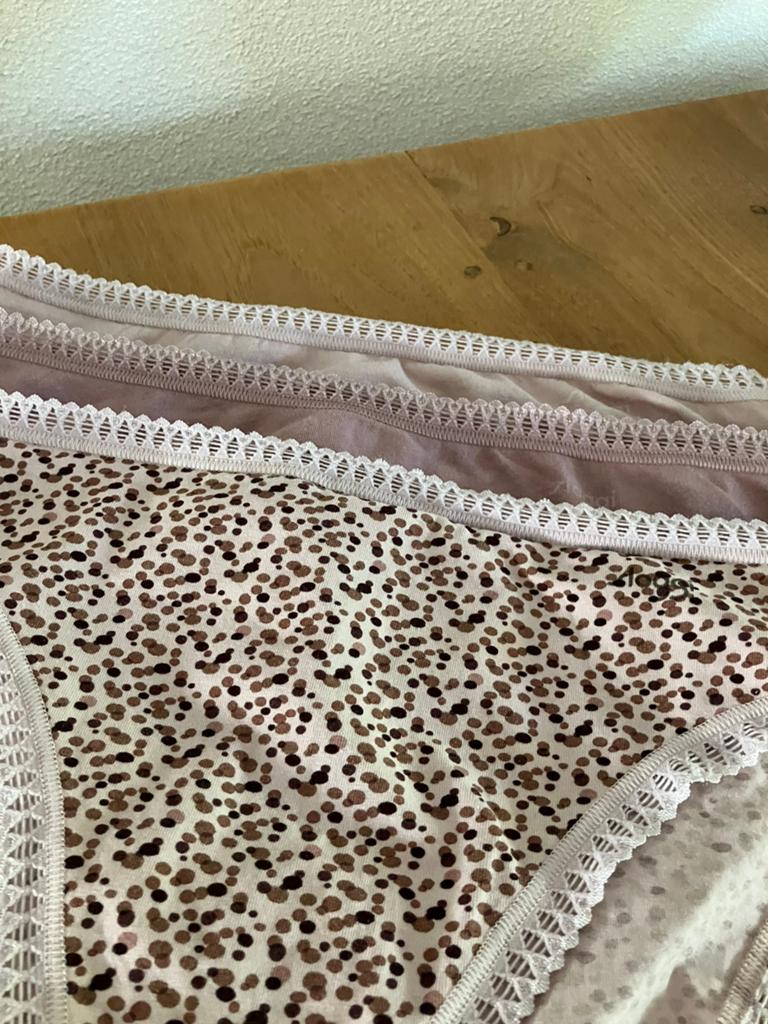 Set van 3 Sloggi slips, Verzenden, Roze, Slip