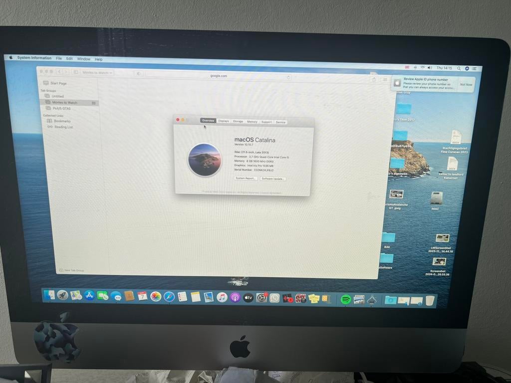 Imac van Apple, 21.5”, Computers en Software, Apple Desktops, 2 tot 3 Ghz, IMac, Refurbished, Ophalen of Verzenden
