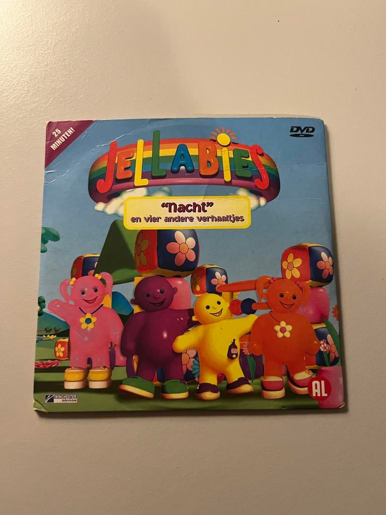 Jellabies DVD: "Nacht" en vier andere verhaaltjes, Gebruikt, Alle leeftijden, Ophalen of Verzenden, Tv fictie