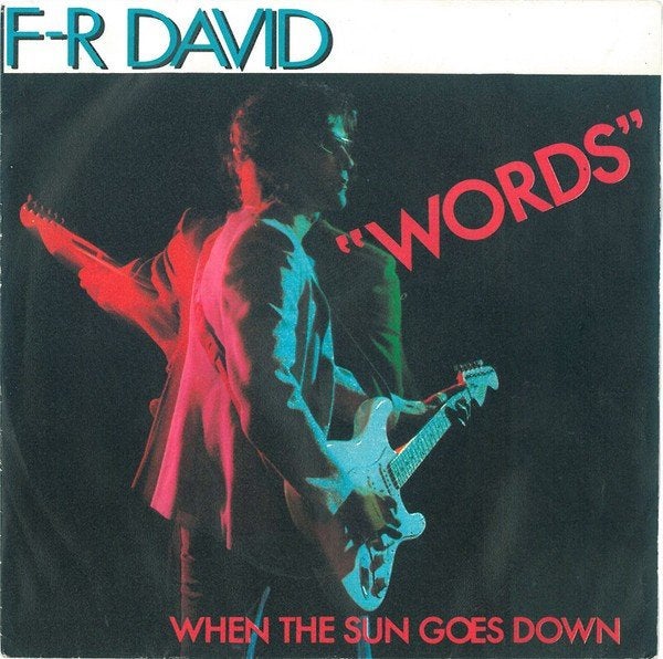 F.R David - Words (Single), Cd's en Dvd's, Ophalen of Verzenden, Gebruikt