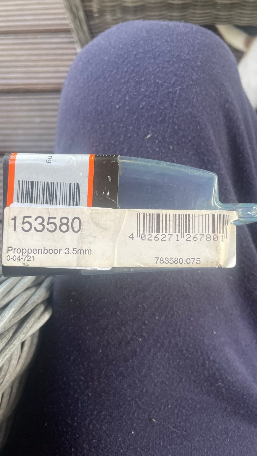 ELZET Proppenboor 7.5mm voor schroef 3.5mm, Ophalen of Verzenden, Nieuw