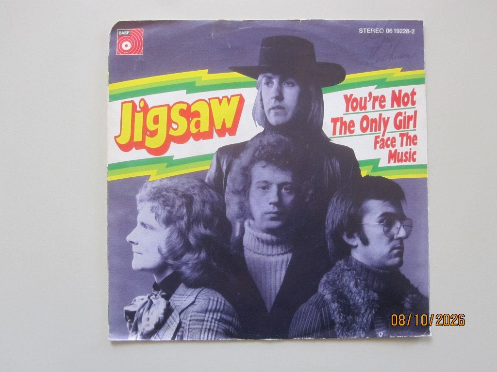 JIGSAW -  you're not the only girl - vinyl 7", Gebruikt, 7 inch, Ophalen of Verzenden, Pop