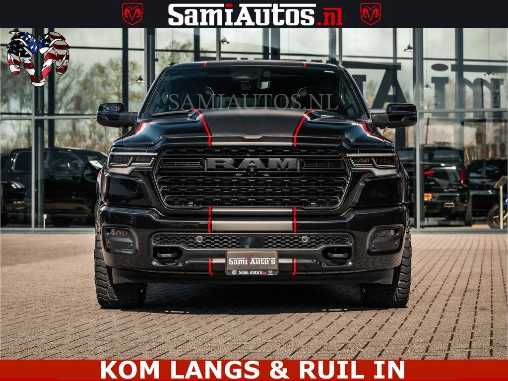 Dodge Ram HULK Pack | Limited Night H.O 540HP 706Nm | Massag, Auto's, Automaat, Met garantie (alle), Zwart, Leder