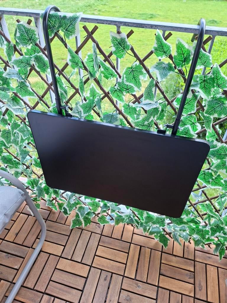 Balkon tafel inklapbaar, Tuin en Terras, Tuintafels, Ophalen, Zo goed als nieuw, Rechthoekig