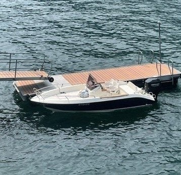 Console CAD Marine 5,6 mtr, 90PK Mercury, trailer Satellite, Watersport en Boten, Motorboten en Motorjachten, Gebruikt, Polyester