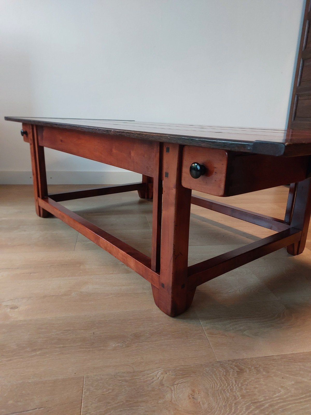 vintage salontafel Schuitema & Zn model Shaker, Huis en Inrichting, Ophalen, 100 tot 150 cm, Artdeco, 50 tot 100 cm