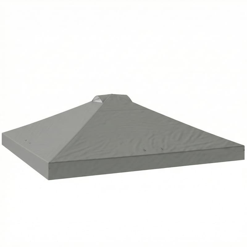 Vervangend dak voor paviljoen partytent 3x3m - Grijs, UV50+, Minder dan 4 meter, Nieuw, Paviljoen, 2 meter of meer