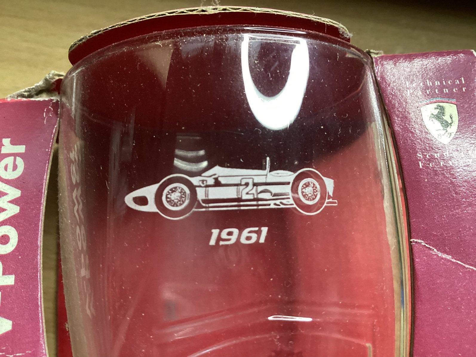 Ferrari glas van Shell., Ophalen of Verzenden, Zo goed als nieuw, Frisdrankglas