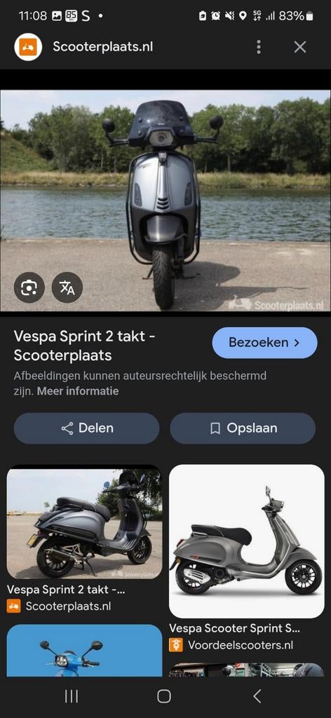 Vespa Sprint 2T - Gezocht!, Tweetakt, Maximaal 45 km/u, Vespa S, Ophalen of Verzenden
