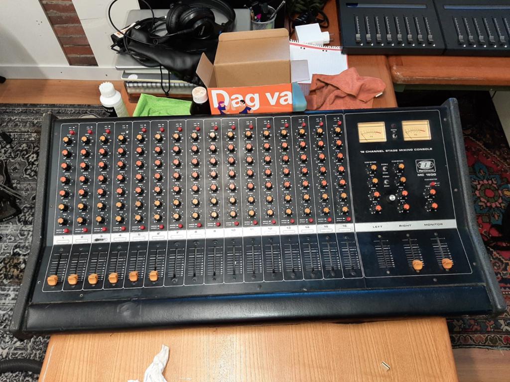 Dynacord MC1600, Ophalen, Gebruikt, 10 tot 20 kanalen, Microfooningang