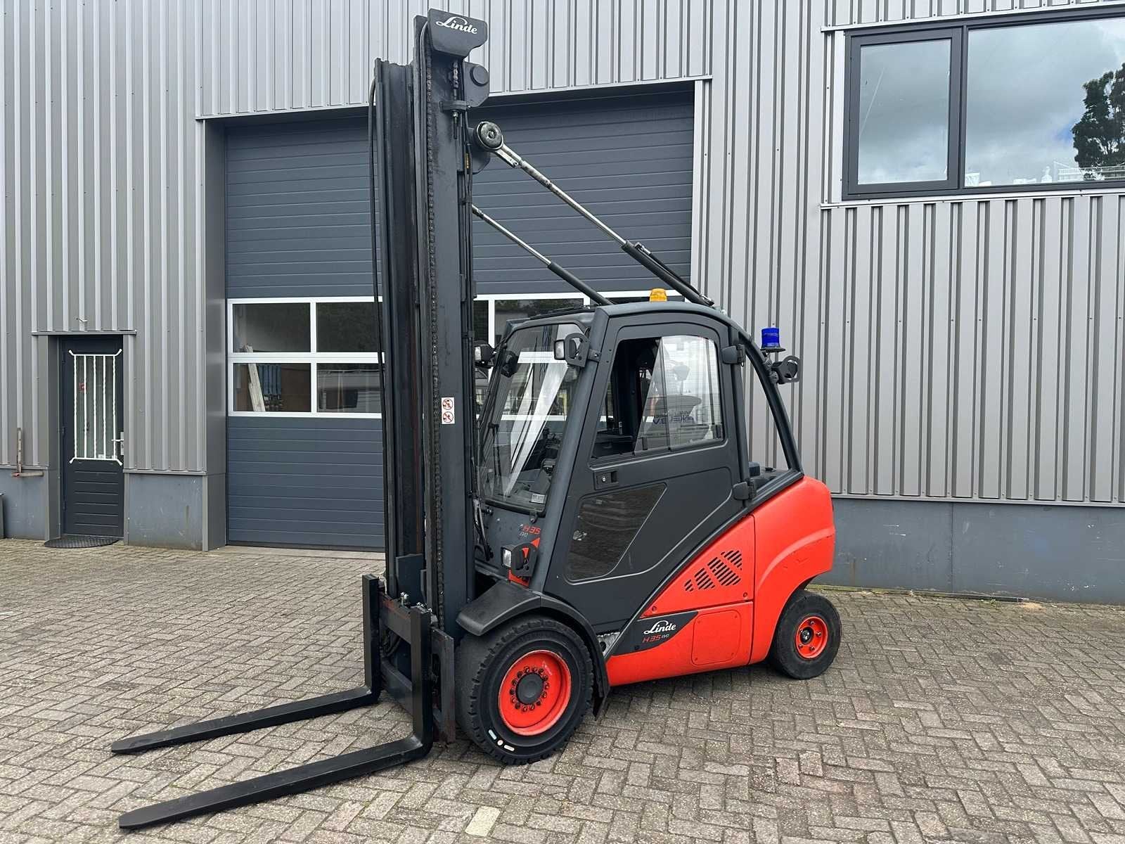 Linde - 2017 - H35D-01 - 5.45M Duplex - 5255 Uren - Vorkheft, Diesel, Heftruck, Linde