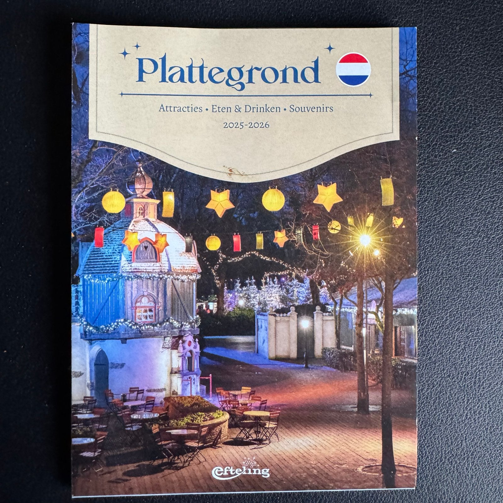 Efteling plattegrond winter 2025-2026 - Nederlands, Verzenden, Nieuw, Overige typen