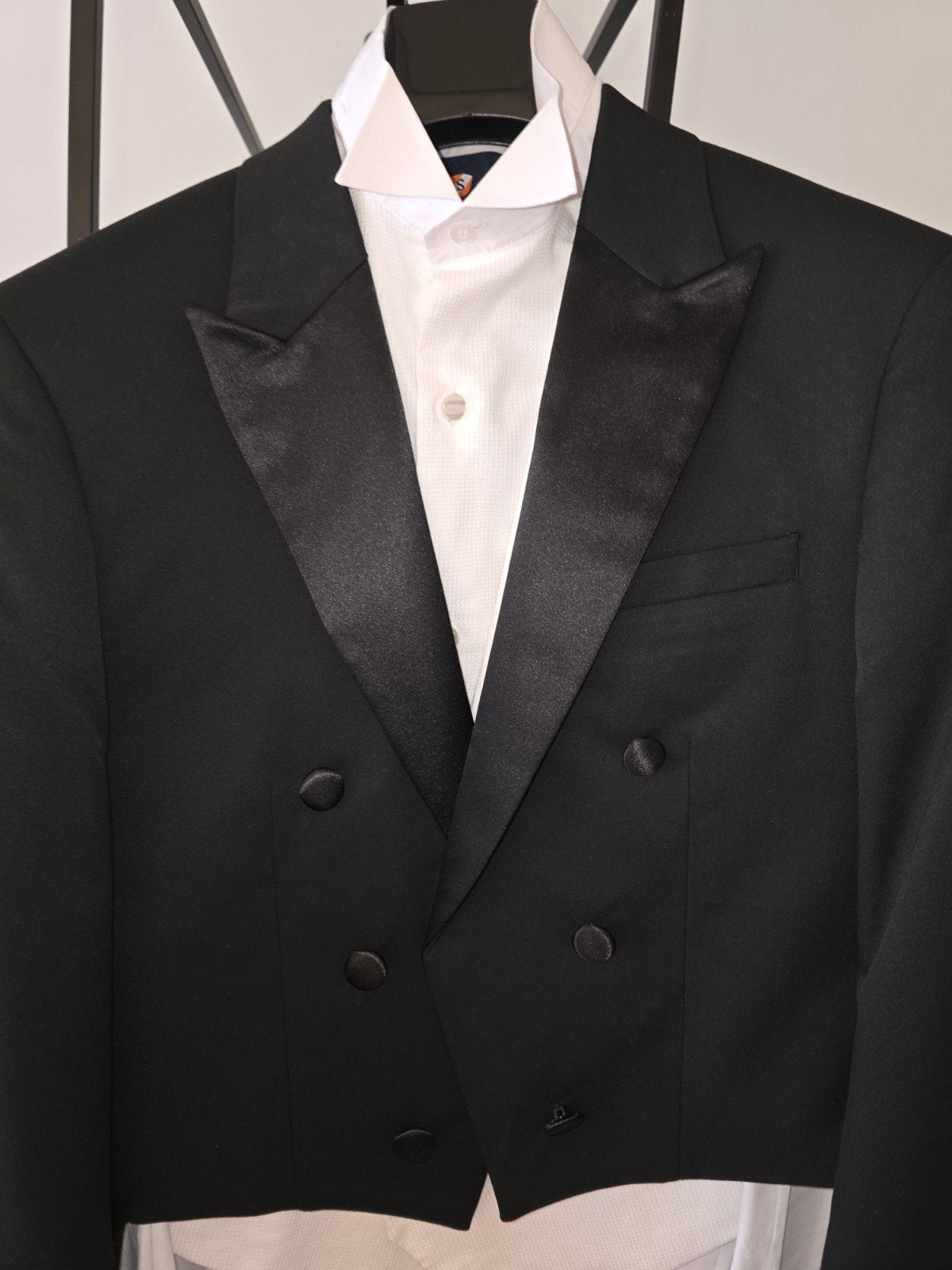Zwart Rokkostuum met overhemd en broek - Maat M/L, Maat 48/50 (M), Zwart, Ophalen of Verzenden, Suitable
