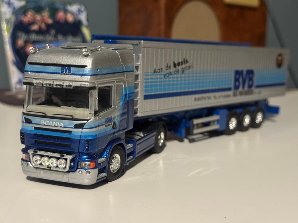 Tekno BVB Transport, Hobby en Vrije tijd, Modelauto's | 1:50, Ophalen of Verzenden, Zo goed als nieuw, Bus of Vrachtwagen, Tekno