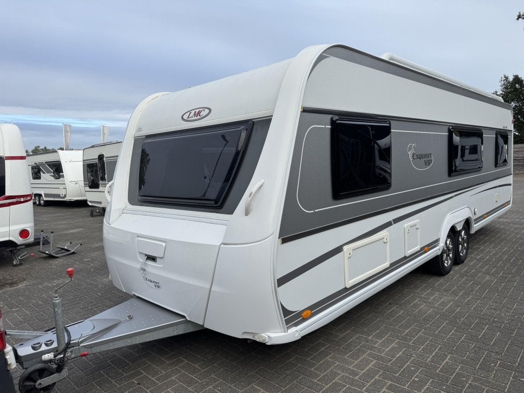 LMC Exquisite 655 VIP 2016 | Airco | Luifel, Caravans en Kamperen, Bedrijf, Treinzit, Schokbreker, 6 tot 7 meter