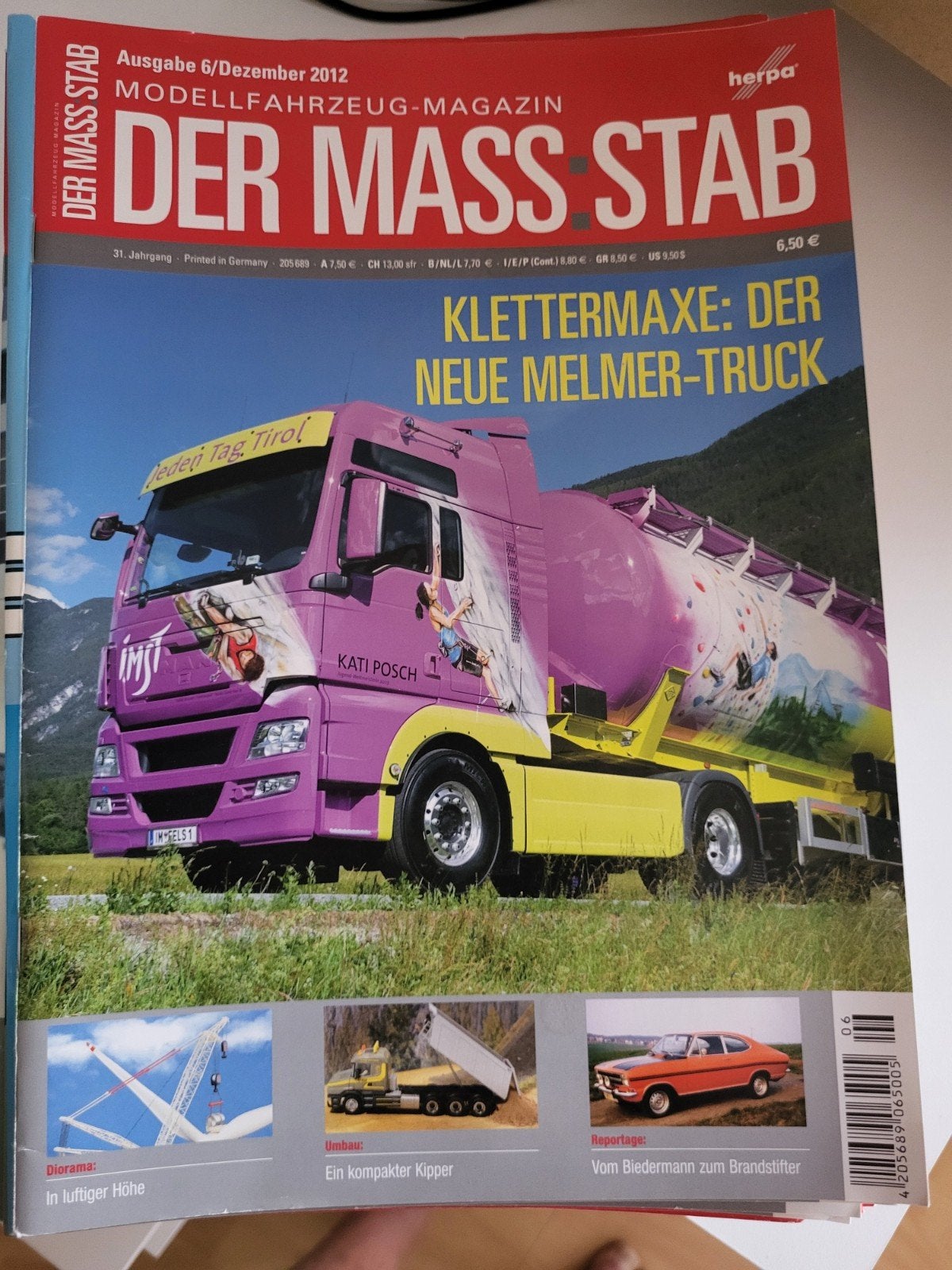 Magazine Der Maßstab miniatuur auto's 1:87 (1983-2012), Ophalen, Gelezen