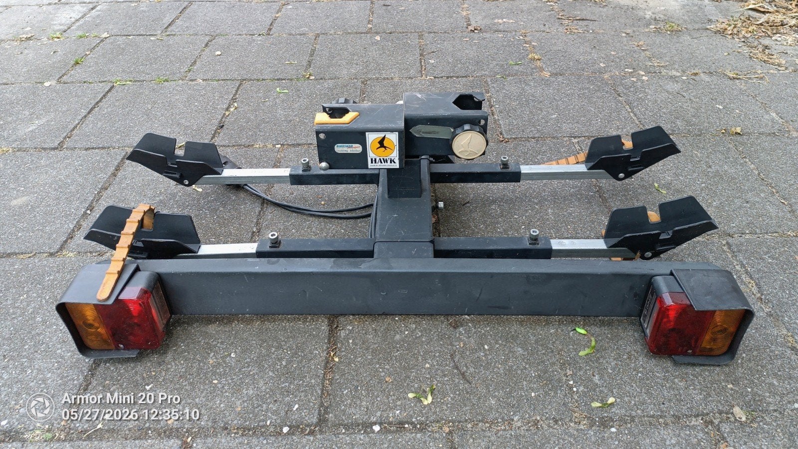 Zeer nette fietsendrager. Merk Hawk, Auto diversen, Fietsendragers, Ophalen, Gebruikt, 2 fietsen, Trekhaakdrager