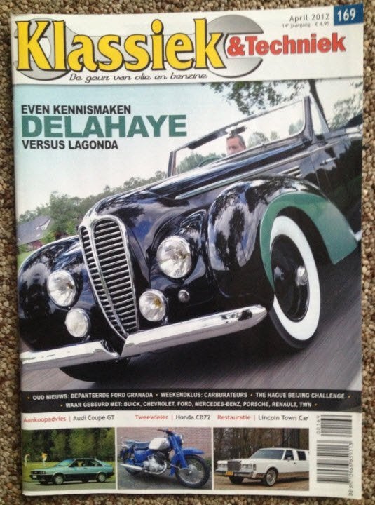 KT: Audi (Ur) quattro, Facel Vega HK 500, Delahaye 135, Ophalen of Verzenden, Zo goed als nieuw, Algemeen