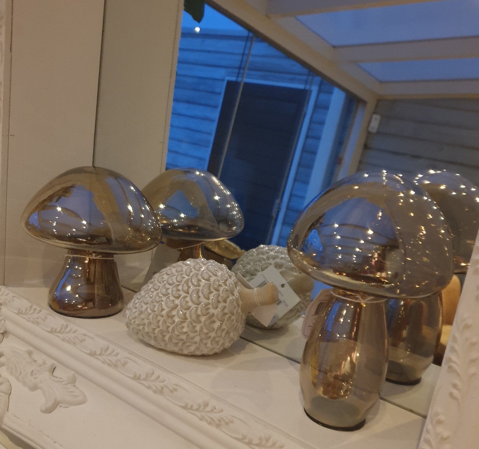 Riviera maison mushrooms/paddestoelen compleet 3delig, Ophalen, Nieuw