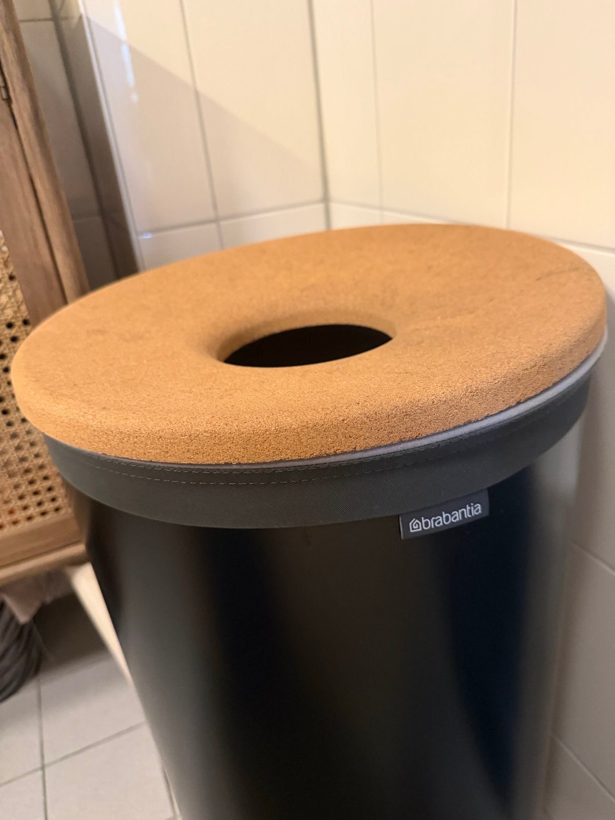 Brabantia Wasbox - 60 liter - Matt Black, Minder dan 1200 toeren, Minder dan 85 cm, Minder dan 4 kg, Ophalen of Verzenden