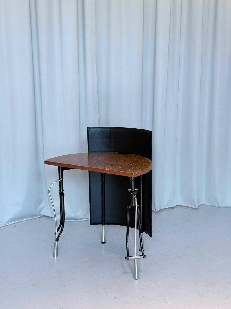 BUREAU, design Santiago Miranda «La Vuelta» voor Aqaba, 1980, Zwart, Verzenden, Hout, Vintage