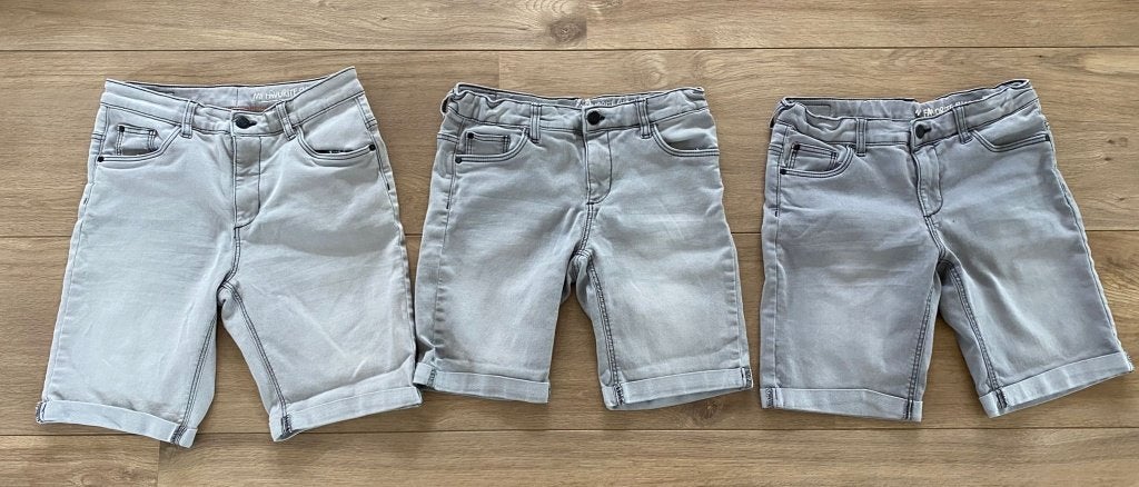 3x Hema my favorite shorts 146/152 jongen grijs korte broek, Kinderen en Baby's, Kinderkleding | Maat 146, Broek, Ophalen of Verzenden