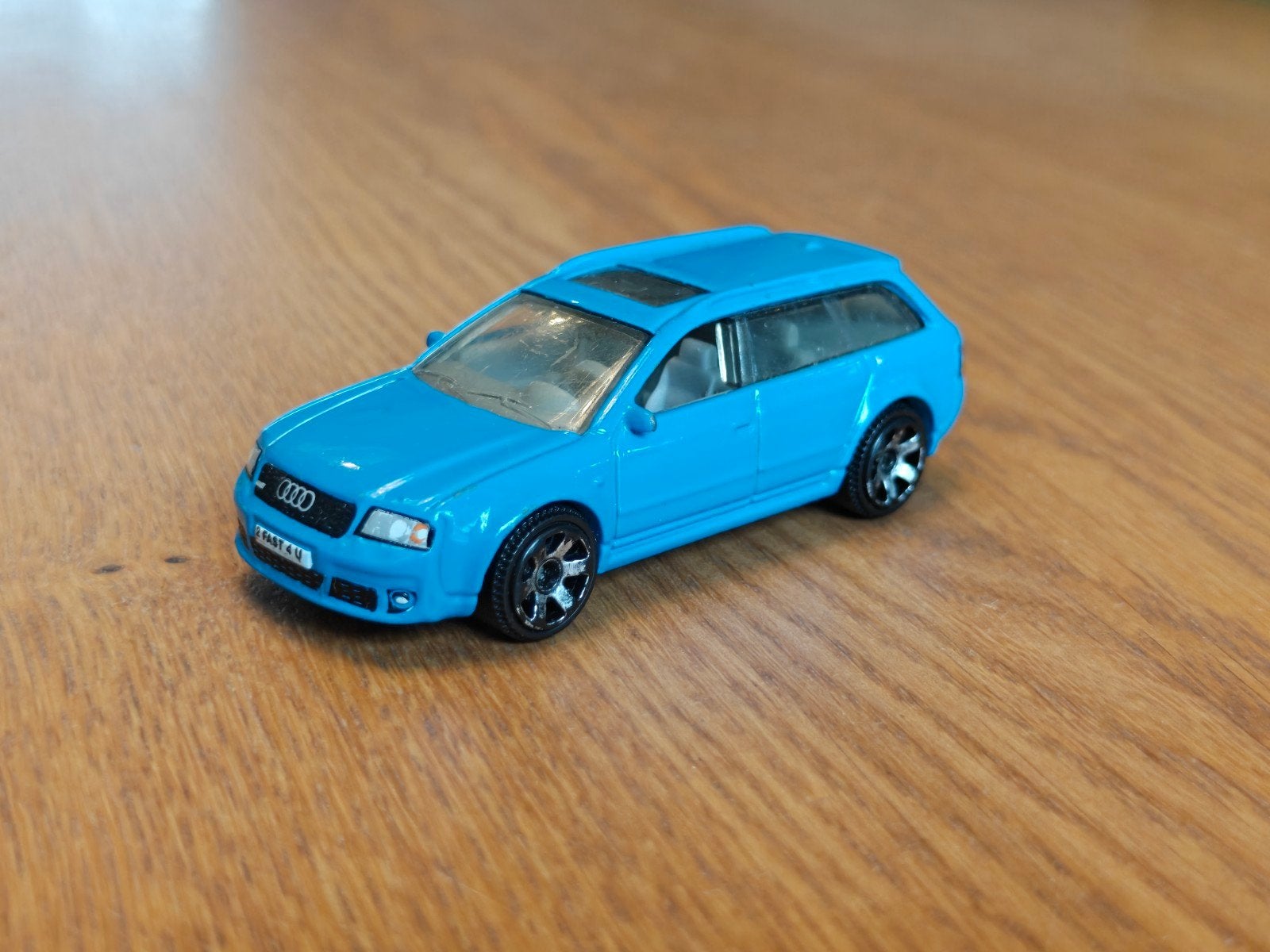 Matchbox Audi RS 6 BLAUW, Ophalen of Verzenden, Auto